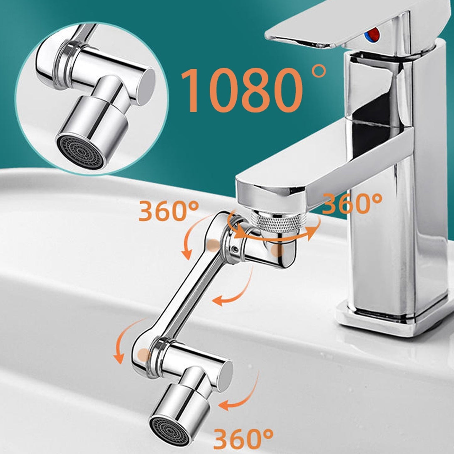 Rotating Faucet Extender
