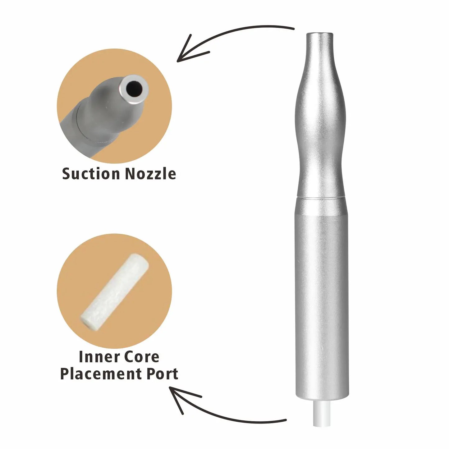 Metal Quit Smoking Stick – Nicotine Free Aromatherapy Inhaler