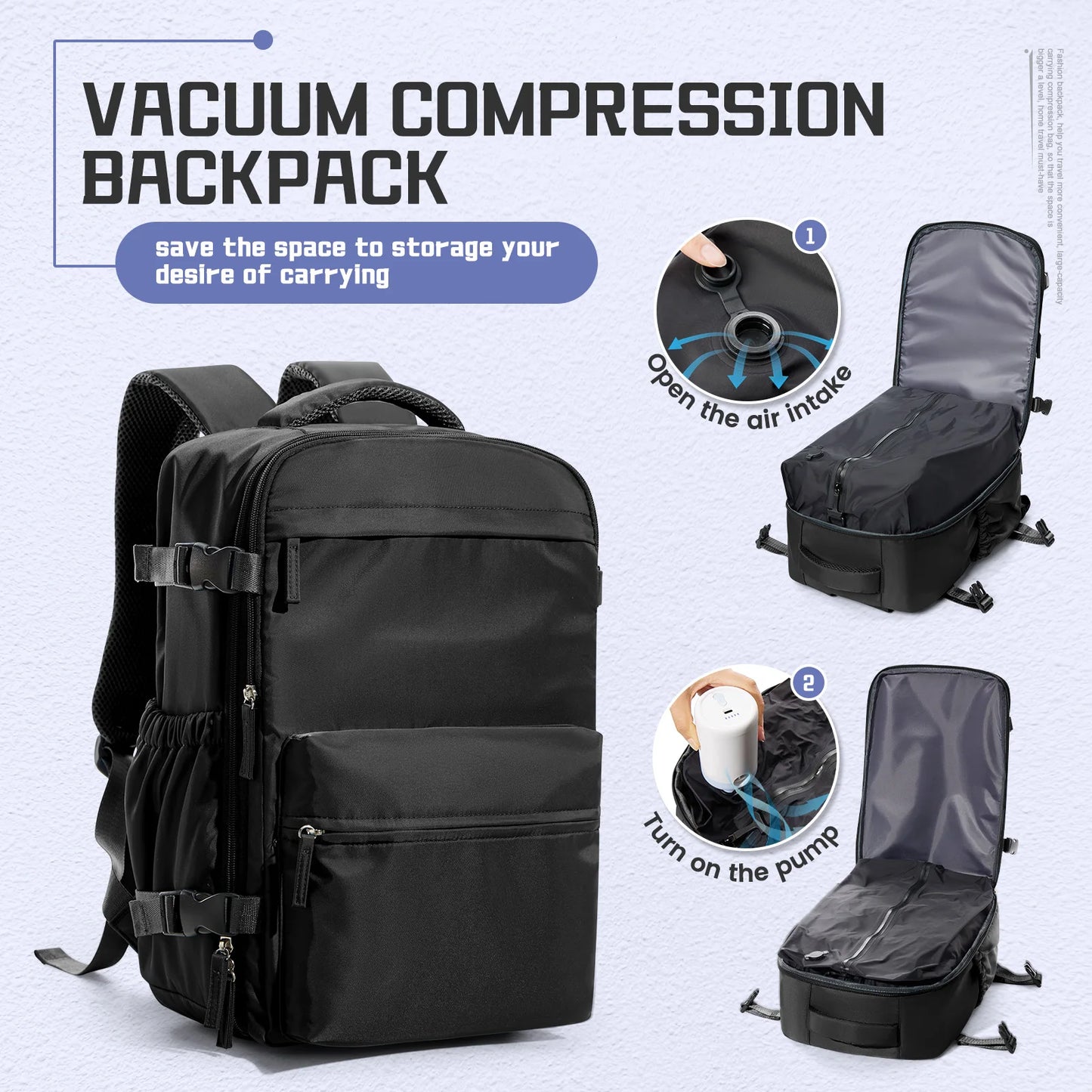 Vacuum Compression Backpack