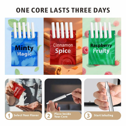 Metal Quit Smoking Stick – Nicotine Free Aromatherapy Inhaler